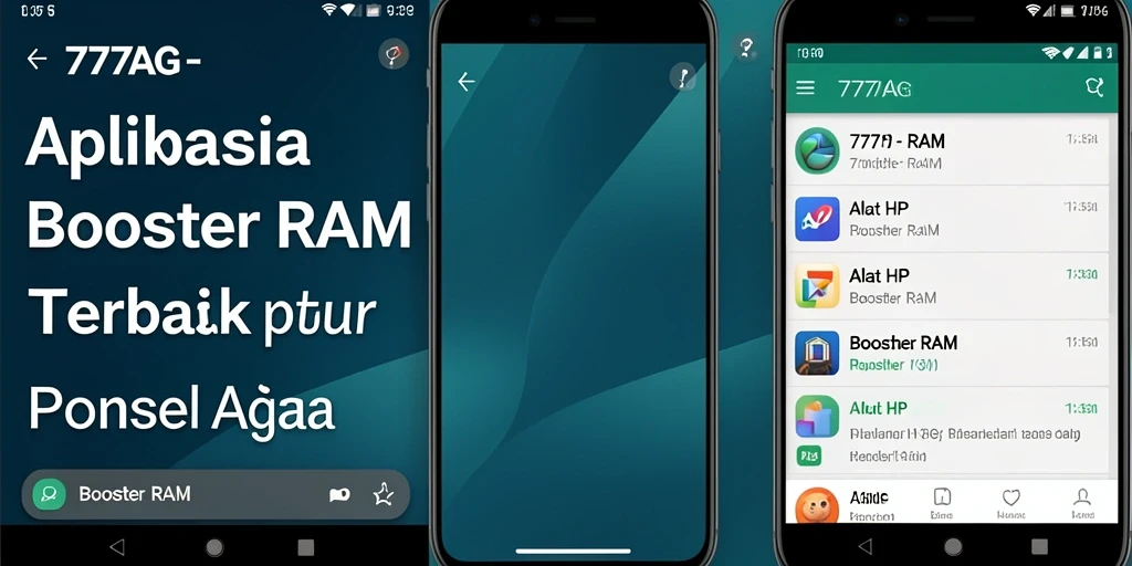 Antarmuka pengguna 777AG yang sederhana dan fungsional untuk optimasi RAM.