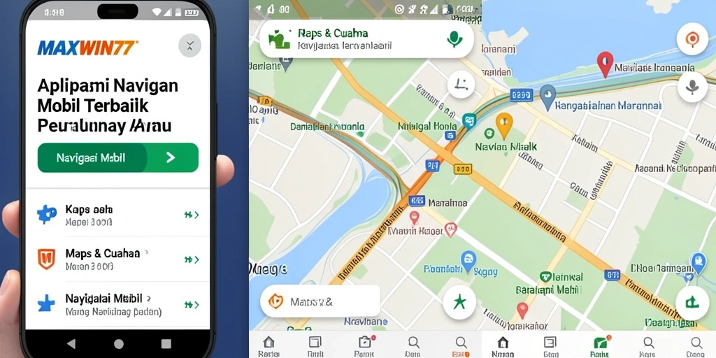 Antarmuka intuitif MAXWIN77 untuk navigasi mobil yang mudah digunakan.