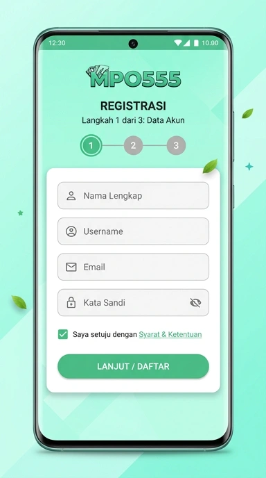 Panduan Mudah Buat Akun Baru mpo555 di Android