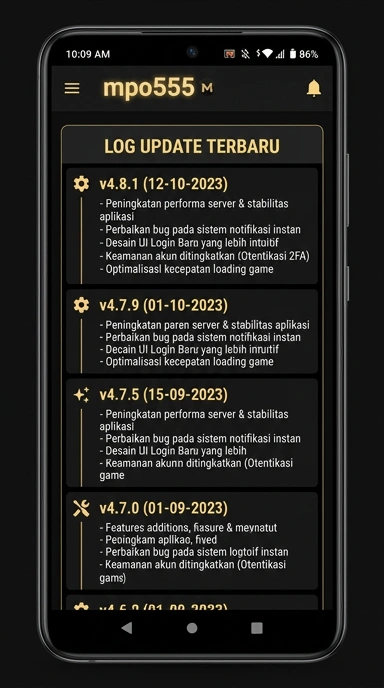 Riwayat Versi mpo555 untuk Pengguna Android Indonesia